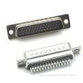 Three rows of semi gold D-SUB connector